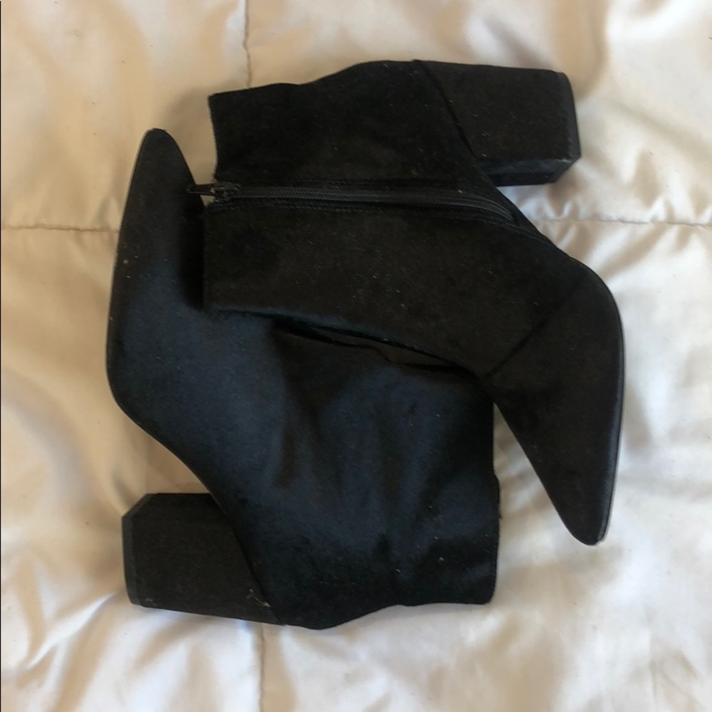 velvet heeled booties steve madden